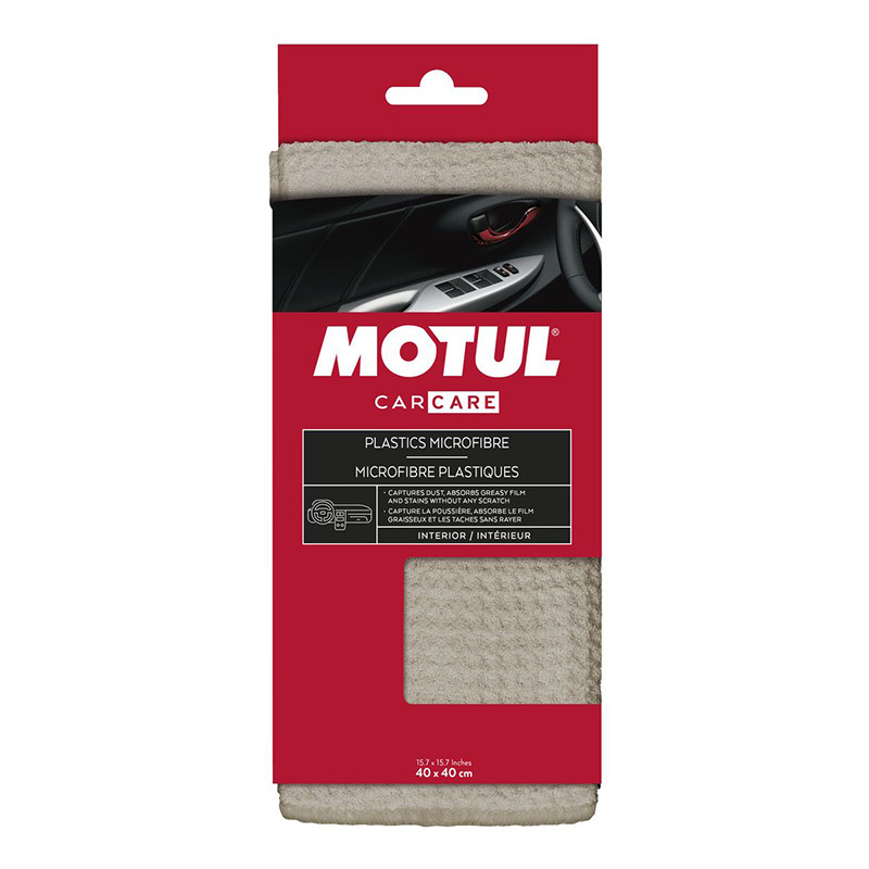 Мікрофібра для пластикових поверхонь автомобіля Motul Car Care Plastics Microfibre (850131/110111) 1шт.