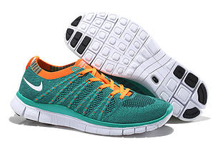 Жіночі кросівки Nike Free 5.0 Flyknit Turquoise Orange