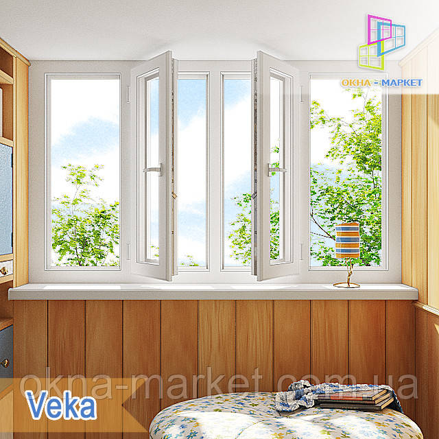 Лоджия Veka Euroline, Veka Softline - фото 1 - id-p226442149