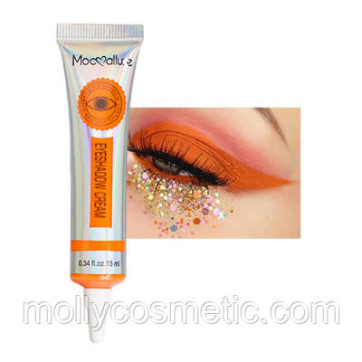 Рідкі стійкі матові тіні для повік Mocallure Orange (жовтогарячий)