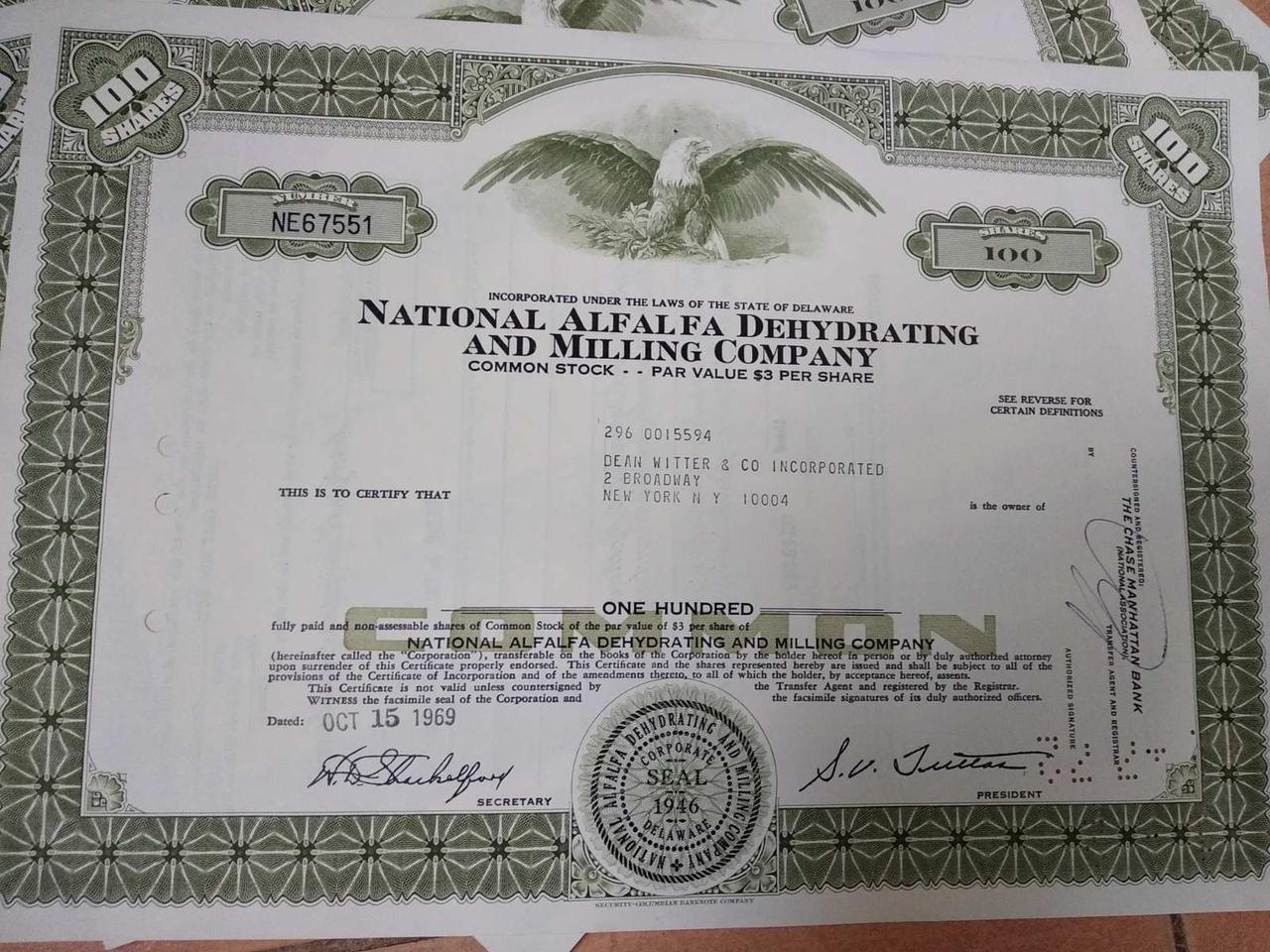 Акція. США. 1969 рік (5 - 37)