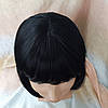 Перука італійка з термоволокна чорний 5222 -1, фото 6