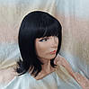 Перука італійка з термоволокна чорний 5222 -1, фото 5