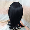 Перука італійка з термоволокна чорний 5222 -1, фото 4