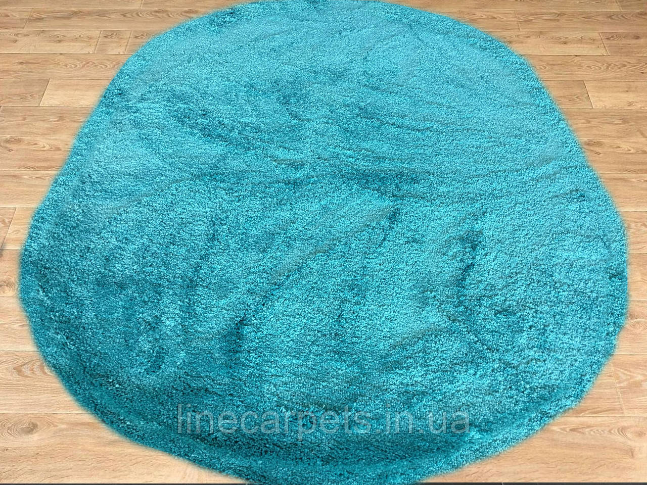 Ворсистий килим овальний SHAGGY BRAVO BLUE синій, фото 1