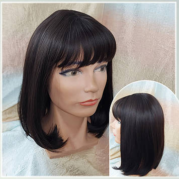 Перука довге каре з термоволокна шоколадний 5161А - 6