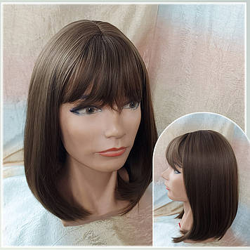 Перука довге каре з термоволокна русявий 5161А - 12