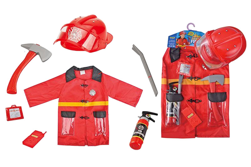 Костюм пожежника з аксесуарами для дітей від 3-х років
