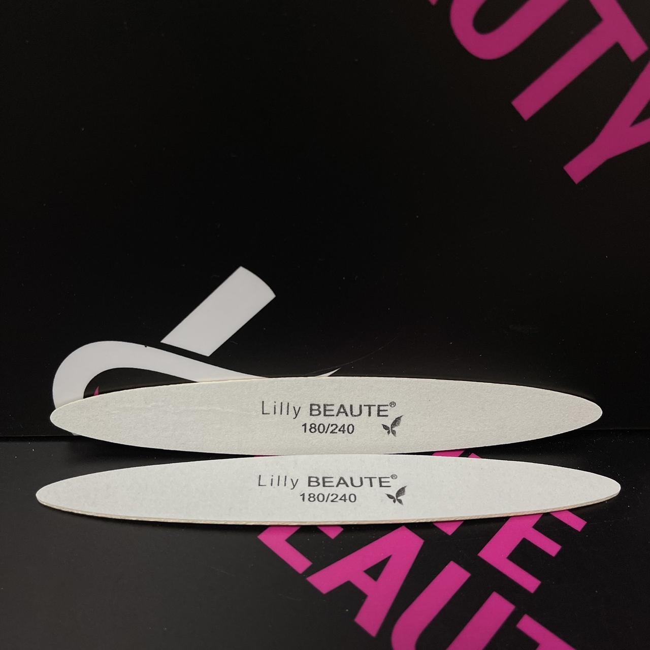 Овальна пилочка для нігтів Lilly Beaute 180/240