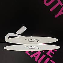 Пилка овальна для нігтів Lilly Beaute 180/240, фото 2