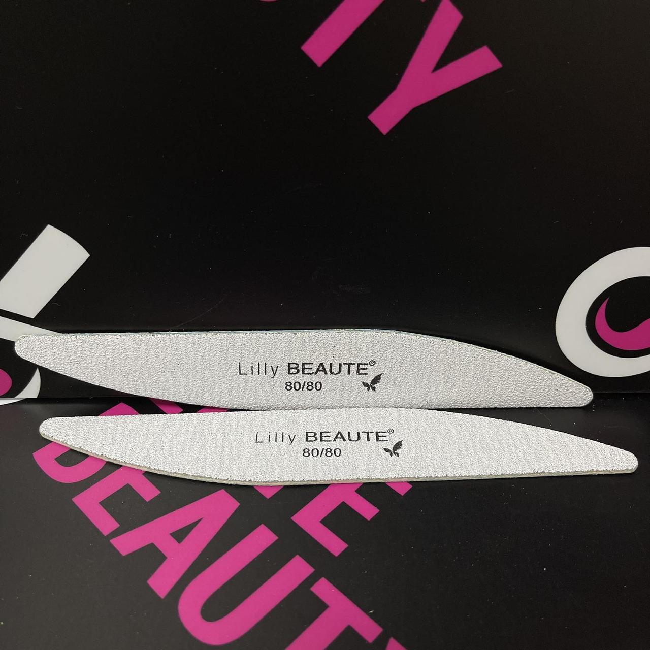 Манікюрна пилка (бумеранг) Lilly Beaute 80/80
