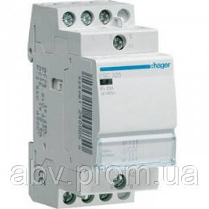 Контактор Hager ESC427 230В/25A, 2НО+2НЗ