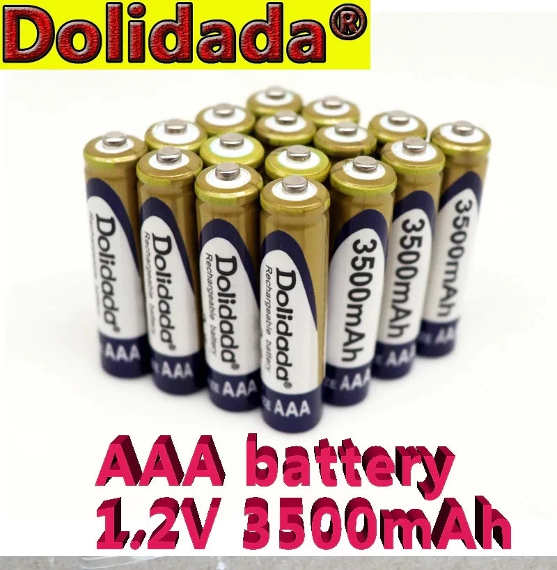 Акумулятор Dolidada 3500 mAh 1,2V Ni-MH ААА R03 Міні Пальчикові, фото 1