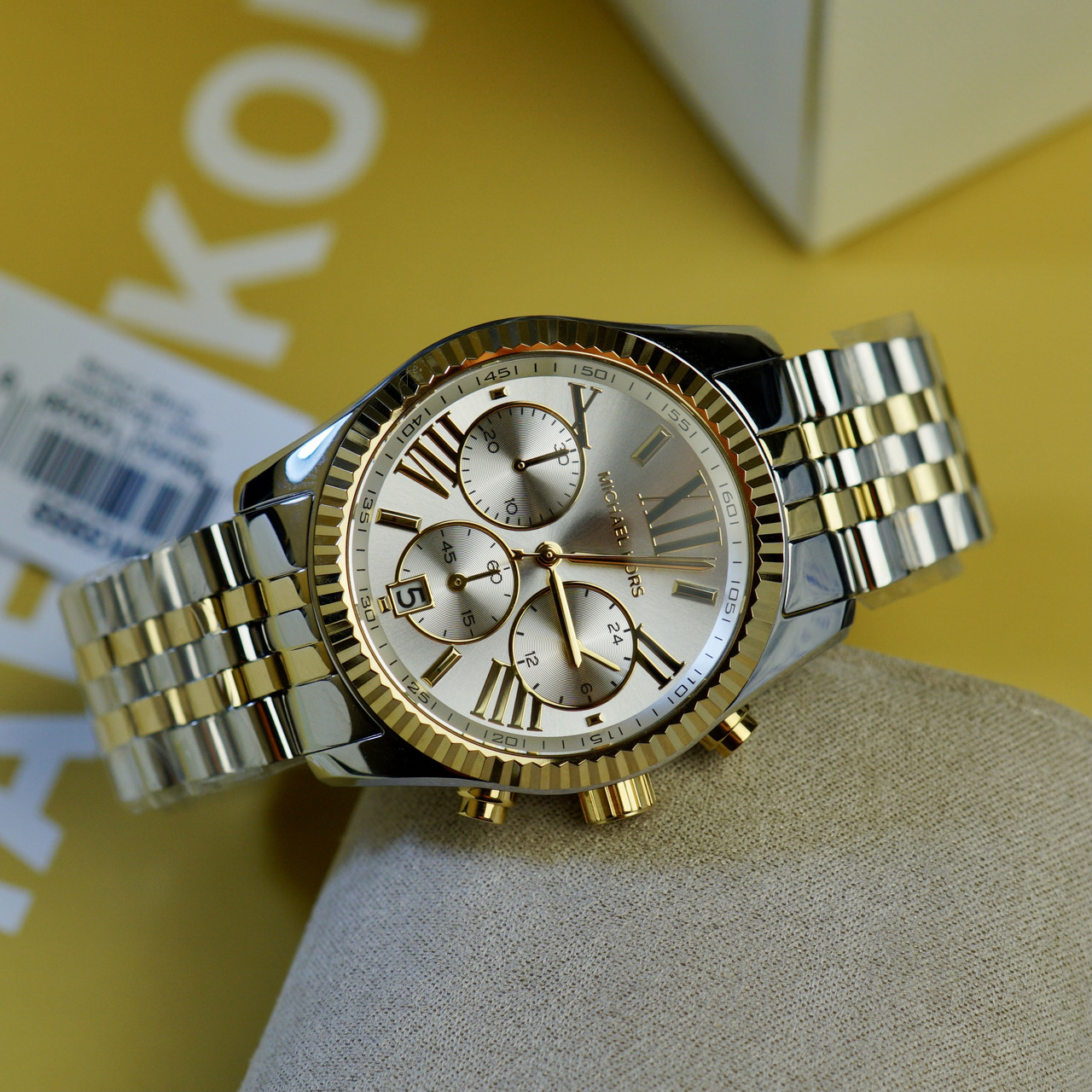 Наручні годинники MICHAEL KORS Lexington MK5955 Unisex Bicolor 38 mm 100m, фото 1