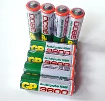 Акумулятор GP 3600 мА·год 1.2V Ni-MH 14500 AA R06 Пальчикові