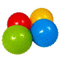 Резиновый мяч-ежик BT-PB-0139 детский сенсорный с шипами массажный для детей