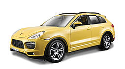 Автомодель PORSCHE CAYENNE TURBO Bburago білий, жовтий, 1:24 (18-21056)