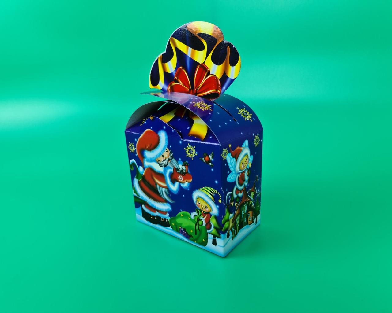 Новорічна картонна коробка для цукерок, "Лускунчик", на 700грамм, (25 шт)