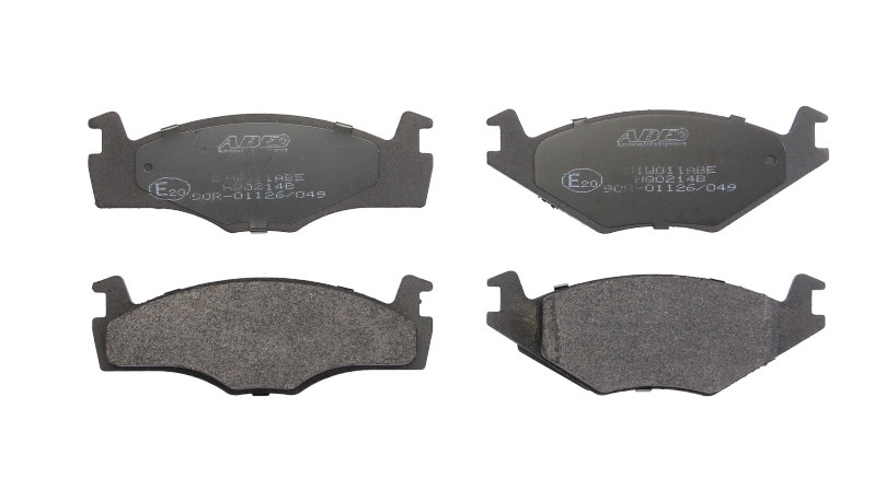 Гальмівні колодки передні GOLF 2 GOLF 3 JETTA 2 TOLEDO PASSAT B3 CADDY2