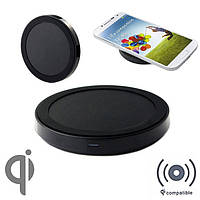 Qi Беспроводное зарядное устройство для телефона (Wireless charger) Ultra Slim Черный