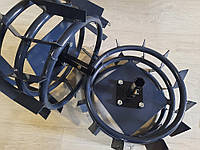 Грунтозацепы для мотоблока (железные колеса) Ø 450 мм+полуоси(ступицы) 24*115мм.