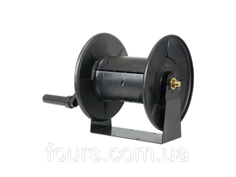 КАТУШКА ДЛЯ ШЛАНГУ 20 М. 3/8 "AG 250 БАР ПЛАСТИК, ТРИМАЧ ІЗ СТАЛІ