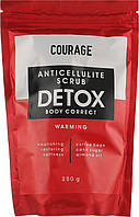 Courage Антицелюлітний скраб scrub anticellulite Detox, 250 г.