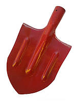 Лопата штыковая каленная красная (ЛКО) с рёбрами жесткости.