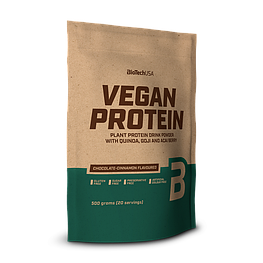 Протеїн Vegan Protein BioTech 500 г Шоколад - Кориця