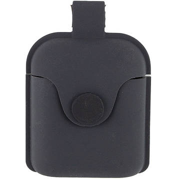 Силіконовий футляр на магніті для навушників AirPods 1/2 Чорний / Black, фото 2