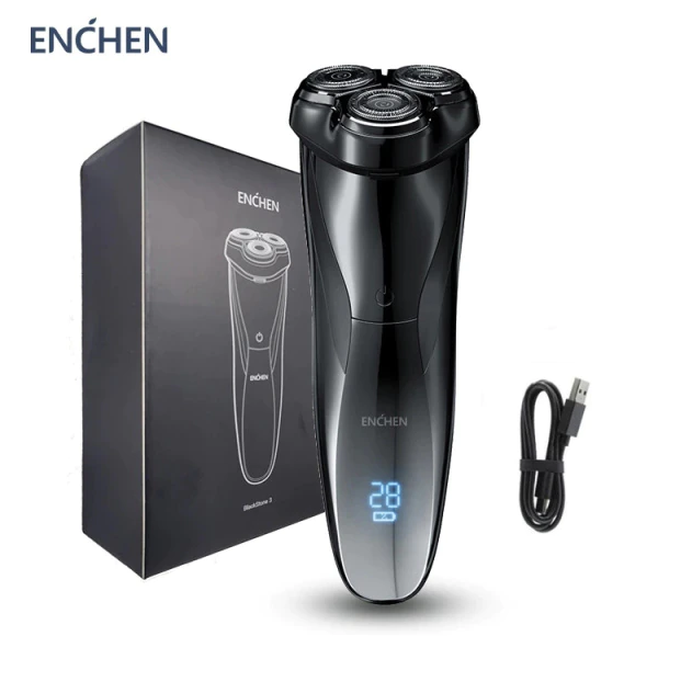Електробритва Xiaomi Enchen BlackStone 3 IPX7 Electric Shaver Black, фото 1