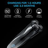 Електробритва Xiaomi Enchen BlackStone 3 IPX7 Electric Shaver Black, фото 4