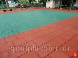 Вулична гумова плитка., фото 1