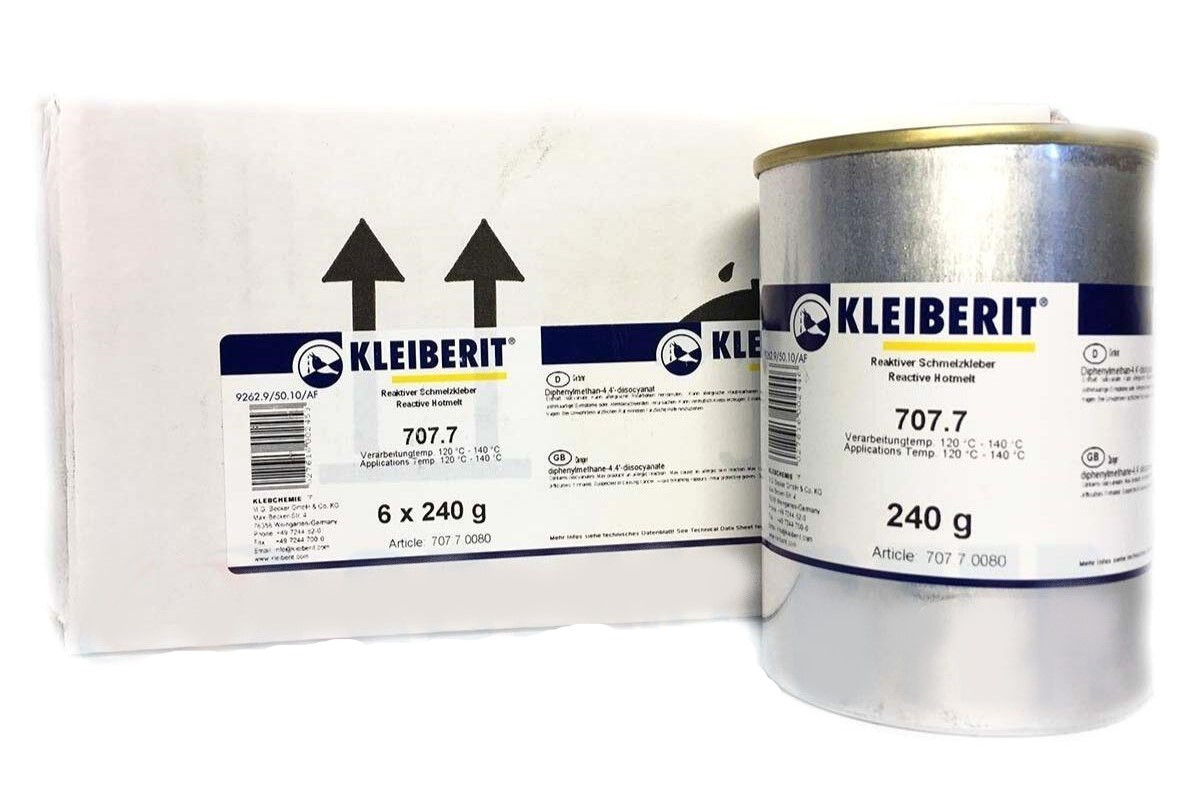 Kleiberit 707.7 Поліуретановий клей-розплав для кромок, патрони HolzHer 0,26 кг