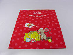 Вафельний кухонний рушник "Мишки / Новий рік" 40*60