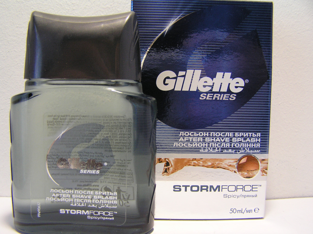  Лосьйон після гоління чоловічий Gillette Storm force (Жиллет Шторм форс) 50 мл.