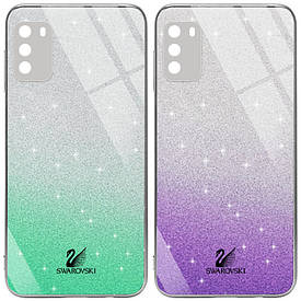 TPU+Glass чохол Swarovski Full Camera для Xiaomi Poco M3