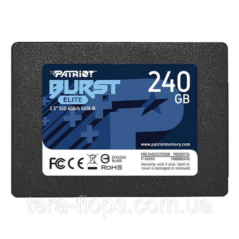 SSD накопичувач Patriot 240gb (PBE240GS25SSDR) (DC)