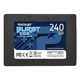 SSD накопичувач Patriot 240gb (PBE240GS25SSDR) (DC)
