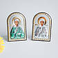 Ікона Свята Матрона арка з кольоровою емаллю, фото 2