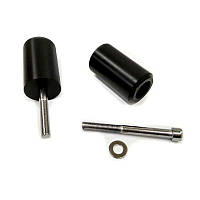 Крашпеди (слайдери) L — 76 мм, d — 43 мм чорні, (к-т 2 шт.)