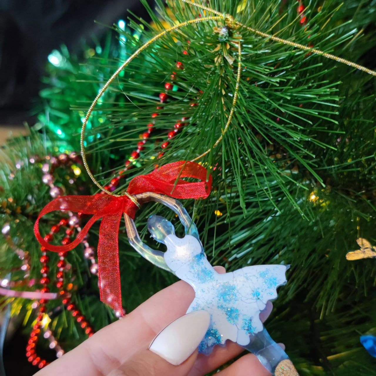 Золотой шнур тонкий для подвеса новогодних игрушек, упаковки подарков 1 ...