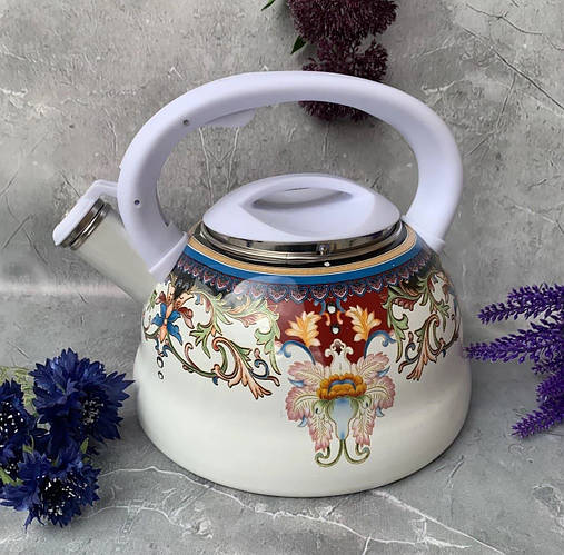 Чайник без свистка 3.3л эмалированный Edenberg EB-1778 Чайник для ...