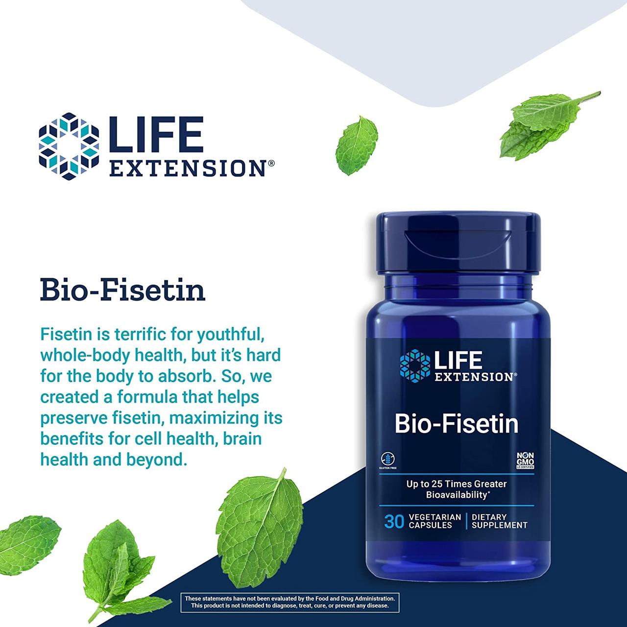 Life Extension Bio-Fisetin / Био Физетин 30 капсул: купить БАДы, цена в ...