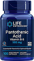 Life Extension Pantothenic Acid / Пантотеновая кислота Витамин Б5 500 мг 100 капсул