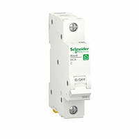 Автоматичний вимикач 1P, 6 A, C, 6kA Schneider Electric, Resi9