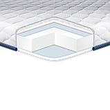 Футон топер для дивана 90х190, модель SUPER STRONG ТМ EuroSleep із жакардовим чохлом, фото 7