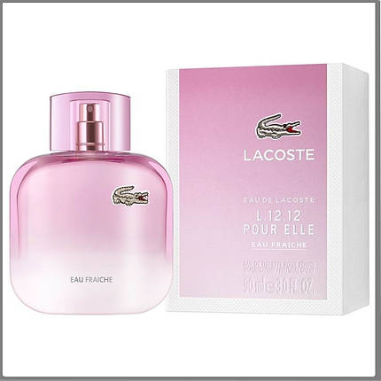 Lacoste Eau De Lacoste L.12.12 Pour Elle Eau Fraiche туалетная вода 100 ml. (Лакост Л.12.12 Пур Ель Еау Фреш), фото 2