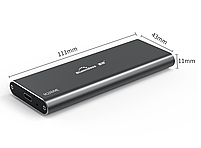 M2 NVMe Зовнішня кишеня для M2 SSD USB 3.1 Type-C Blueendless M280N Original, фото 8