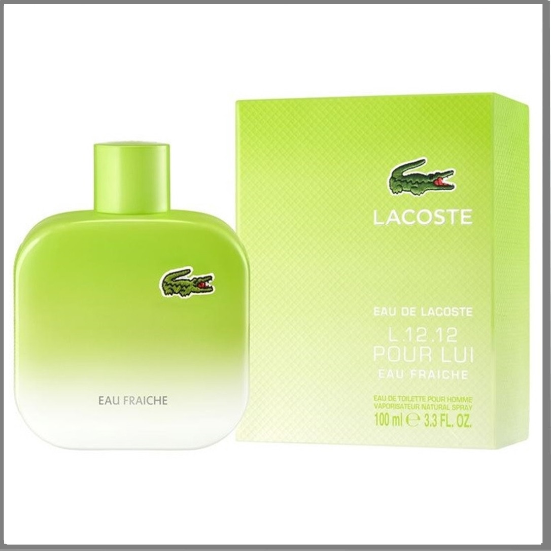 Eau De Lacoste Lacoste L. 12.12 Pour Lui Eau Fraiche туалетна вода 100 ml. (Лакост Л. 12.12 Пур Луї Єау Фреш)